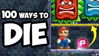 100 Ways to Die in Mario Wonder   [custom challenge map]