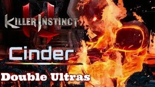 Killer Instinct Cinder Double Ultras (All Stages)