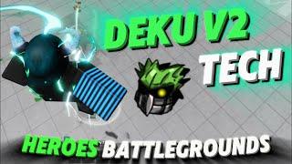 This Deku V2 Tech Making Players RAGE QUIT in Roblox Heroes Battlegrounds