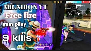 MR.NIROB YT FREE FIRE GAM PLLAY 9 KILLS #freefire #gaming #viral #bangladesh