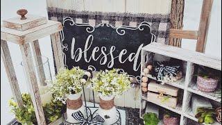 High end dollar tree and thrifted farmhouse home decor, Farmhouse home decor,Clean and simple decor