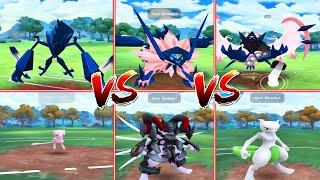 Shiny Necrozma Evolution Showdown vs Mew Family – Epic Pokémon Battle! #pokemon