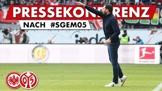 Die Pressekonferenz nach dem Spiel in Frankfurt | #SGEM05