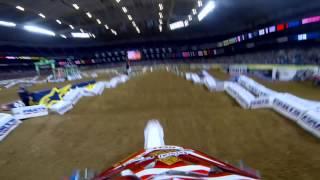 GoPro HD: Kyle Peters Practice Lap 2013 Monster Energy Supercross from St. Louis