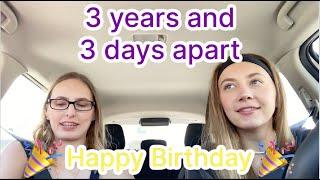 IT'S OUR BIRTHDAY CELEBRATION 3 years and 3 days apart | Krista Vlogs