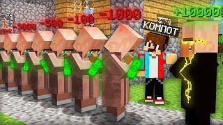 ЗРЯ ЖИТЕЛИ ВЗЯЛИ В ДОЛГ У ЖИТЕЛЯ МИЛЛИОНЕРА В МАЙНКРАФТ | Компот Minecraft