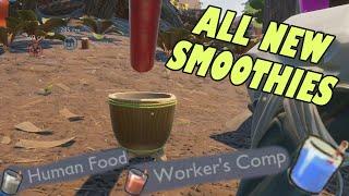 GROUNDED UPDATE NEW FOOD & SMOOTHIES | How to make the new smoothies in grounded water container fix