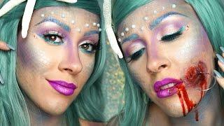 MAQUILAJE DE SIRENA 2 en 1 | Mermaid makeup look! | Vicky Alvarez