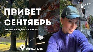 ВЕРНУЛАСЬ В UK/// 1 неделя УНИВЕРСИТЕТА в Шотландии/поиск квартиры/проблемы жизни заграницей