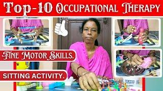 OT Therapy Fine Motor Skills Activities For Autism At Home | Rina Atharba