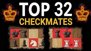 Top 32 Checkmates You Must Know | Basic Mating Patterns, Chess Tactics, Moves & Ideas to Win