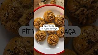 Glutensiz Fit Yulaf Poğaça #glutensiz #glutenfree #youtubeshorts #poğaça #fittarifler #diyet