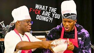 KSI AND DEJI FIGHTING WHILE COOKING FOR 9 MINUTES 