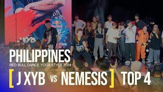 Jxyb vs Nemesis Top4 Red Bull Dance Your Style Philippines 2024