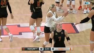 Maryland vs  Illinois | 2024 Women's College Volleyball , Oct 20 2024