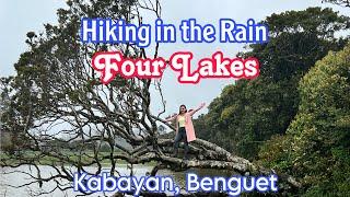 Hiking in the Rain, Four Lakes, Kabayan, Benguet