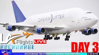 LIVE  Anchorage Airport ACTION! | Ted Stevens Int'l LIVE |