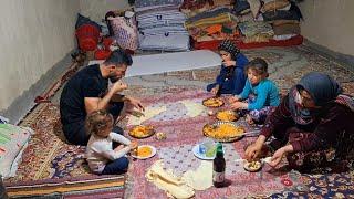 Yousef’s Authentic Nomadic Life | Washing Peshan and Cooking Dinner in the Mountains