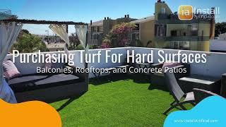 Purchasing Turf for Hard Surfaces