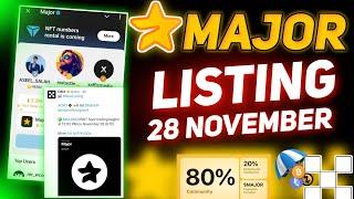 Major Listing 28 November || Major Listing Date | Major Listing OKX | Major Airdrop