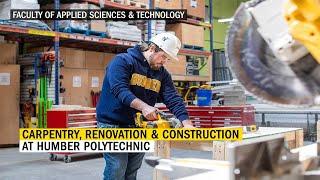 Carpentry, Renovation & Construction at Humber Polytechnic