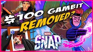 $100 Gambit REMOVED!? Update and Compensation - Marvel Snap