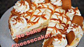 No-Bake Cheesecake | Easy Biscoff Cheesecake