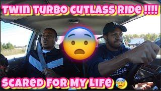 1ST RIDE IN MY LITTLE BROTHER TWIN TURBO CUTLASS... FELT LIKE A ROLLERCOASTER !!!!!