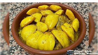 Tajín de pollo con membrillo.طاجين الدجاج بالسفرجل وسمسم غاية في الروعة