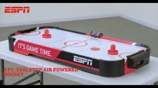 ESPN 3 Ft. Tabletop Air Powered Hockey