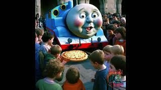 Cursed Thomas the Tank Engine Train Eats Pizza