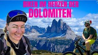 KRASS ÜBERWÄLTIGENDE BIKE TOUR IM HERZEN DER DOLOMITEN- MIT GENIALEM BLICK AUF DIE 3 ZINNEN