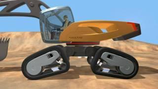 Volvo SFINX - Volvo's futuristic Excavator concept machine