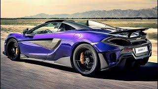 Purple McLaren 600LT Spider - High-Performance Sportscar