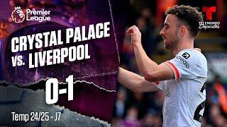 Highlights & Goals: Crystal Palace vs. Liverpool 0-1 | Premier League | Telemundo Deportes