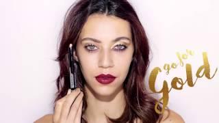 Go for Gold New Year’s Make Up Tutorial   The Body Shop Jeddah