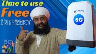 5G आगया ! आगया ! आगया ! Eion 5G ODU Multi Sim FWA 5G WIFI Router Speed Testing Airtel 5G and Jio 5G