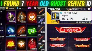 I OPENED 2 DIFFERENT ID WITH SAME UIDBY GLITCH || 7 YEARS OLD GHOST SERVER ID- FREE FIRE 