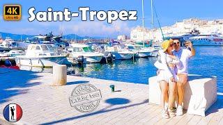  SAINT-TROPEZ Walking Tour - Exploring Côte d'Azur Most Beautiful French Riviera Town - 4k60fps