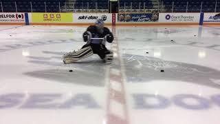 Seadogs Goaltending Practice   Quick Feet