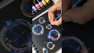 Bubble Painting Tutorial with Pastel Acrylics | Easy Acrylic Painting  #art #colours #canvaspainting