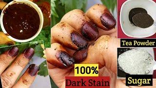 Nails Mehndi Online Class-2 Just Two Ingredients Secret for Dark Nails mehndi //Simple basic steps