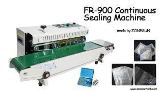 How to use FR-900 Continuous Sealing Machine