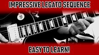 Fast Legato Lick! - Impressive sounding (Very easy to learn)