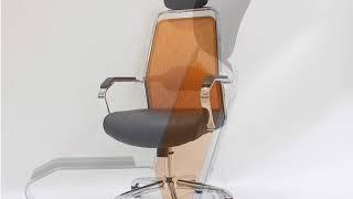 leather mesh office task chair SS02B0156