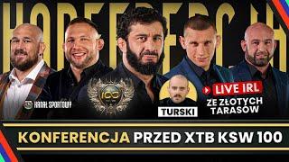 XTB KSW 100: KONFERENCJA PRZED GALĄ | CHALIDOW VS BARTOSIŃSKI, DE FRIES VS STOSIĆ I INNE HITY!