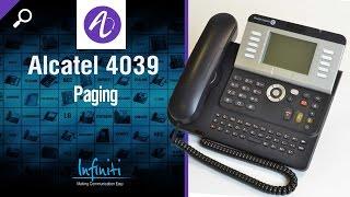 Alcatel 4039 Phone Handset + 4029 Handset -- Paging [Infiniti Telecommunications]