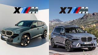 BMW X7 M60i 2023 vs BMW XM 2023 | The Battle of the Luxury SUVs #bmw #bmwx7 #x7 #bmwxm #xm #viral