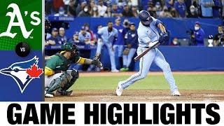 Athletics vs. Blue Jays Game Highlights (9/3/21) | MLB Highlights