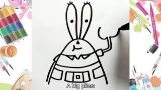 #draw  How to draw Eugene H  Krabs/Learn  draw/draw together